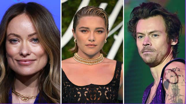 Image for article titled Darling, We Are Worried About This Olivia Wilde, Harry Styles &amp; Florence Pugh Drama