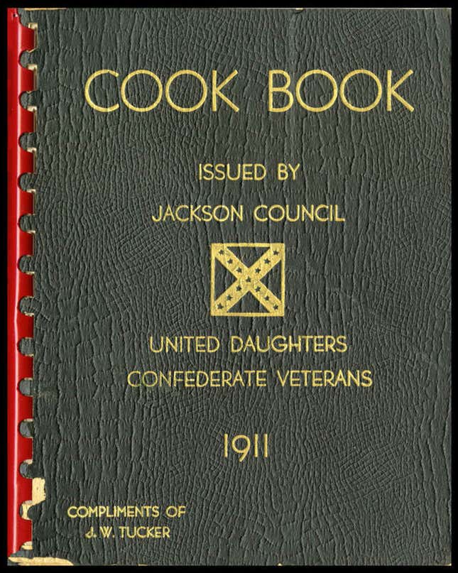 The United Daughters of the Confederacy cookbook features a take on the Scotch woodcock. (Source: McCain Library and Archives, The University of Southern Mississippi, CC BY-SA via The Conversation)