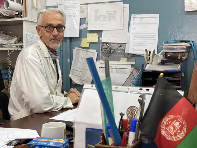 Alberto Cairo, head of the orthopedic program for ICRC and who has worked in Afghanistan for three decades, says the polio vaccination program has worked. He now rarely sees children with paralysis due to polio