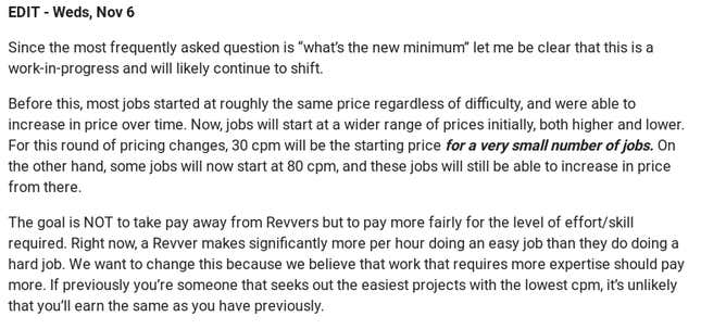 Image for article titled Transcription Platform Rev Slashes Minimum Pay for Workers