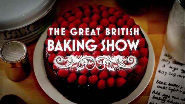 Title card of The Great British Baking Show