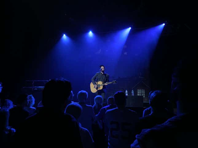 Singer Craig Finn at a recent concert.