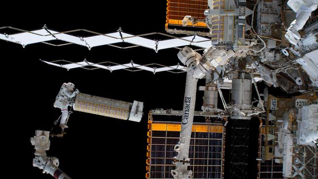 The International Space Station has had to conduct a few collision avoidance maneuvers to avoid flying space debris. 