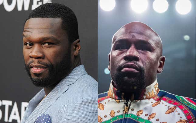 Image for article titled 50 Cent &amp; Floyd Mayweather Have Squashed Their Beef! Time to Celebrate?