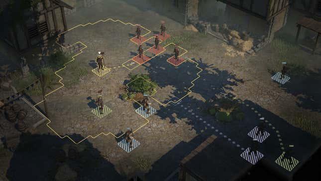 Fighting in Wartales is resolved through turn-based combat, in a way that will be instantly familiar to anyone who has ever played a turn-based tactics game