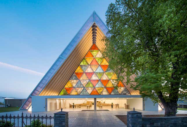 Cardboard Cathedral, Christchurch, New Zealand, 2013