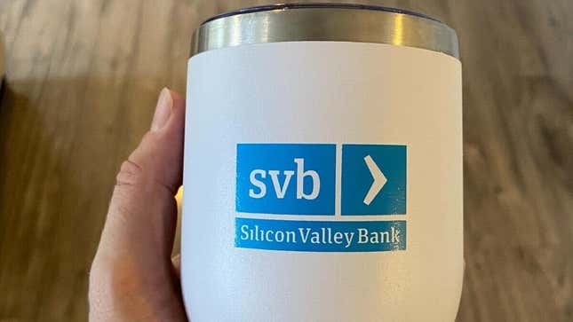 Image for article titled Ex-Silicon Valley Bank Employees Are Selling Company Swag on eBay