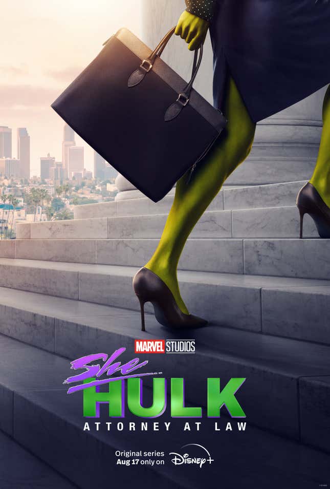 Imagen para el artículo titulado She-Hulk llega en agosto: aquí está el tráiler de la nueva serie de Marvel