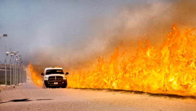 Image for article titled Entire Southern Border Somehow On Fire 10 Minutes After Kushner Begins Tackling Immigration System