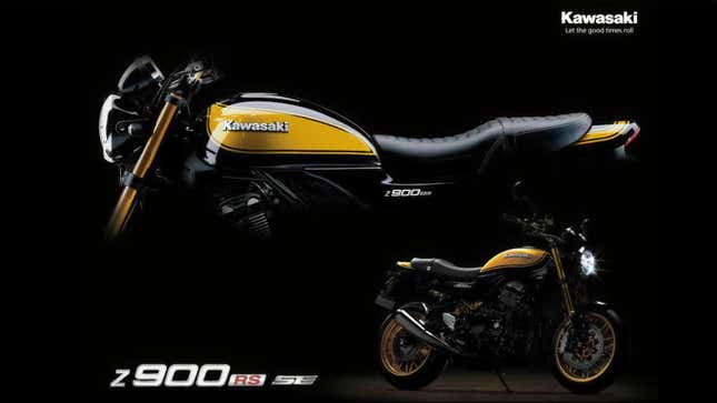 Image for article titled The 2022 Kawasaki Z900RS SE Does Retro Right