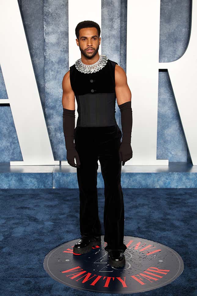 Image for article titled The Most, uh, Innovative Men&#39;s Fashion at This Year&#39;s Oscars