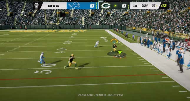 The quality of “play” in the latest Madden clips seems questionable.