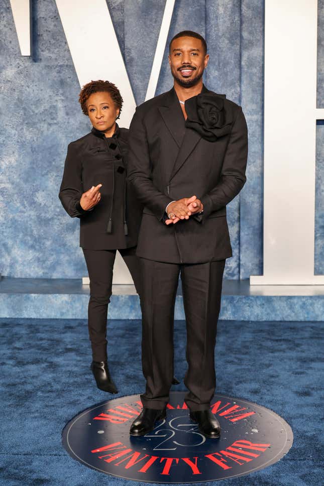 2023 Oscars Afterparties: Wanda Sykes and Michael B. Jordan at the Vanity Fair Oscars Party