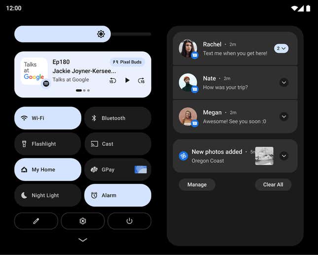 El modo de pantalla dividida debería facilitar el salto entre dos aplicaciones en Android 12.
