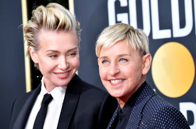 Image for article titled No, Ellen DeGeneres and Portia de Rossi Are Not Having Marital Issues, Why Do You Ask?