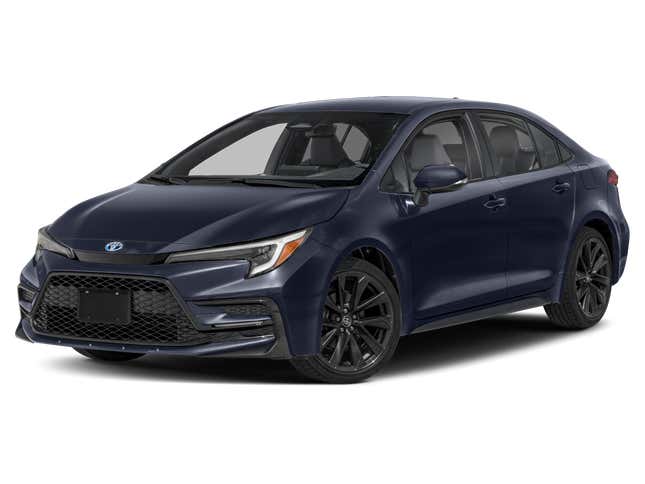 Toyota Corolla / Hybrid SE FWD (SE) 2024. Front 3⁄4, Facing to the Left