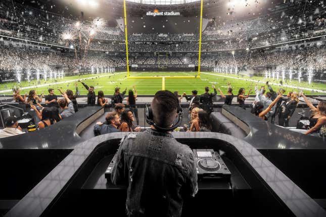 Raiders' Allegiant Stadium Black Hole gets makeover with literal club  seating