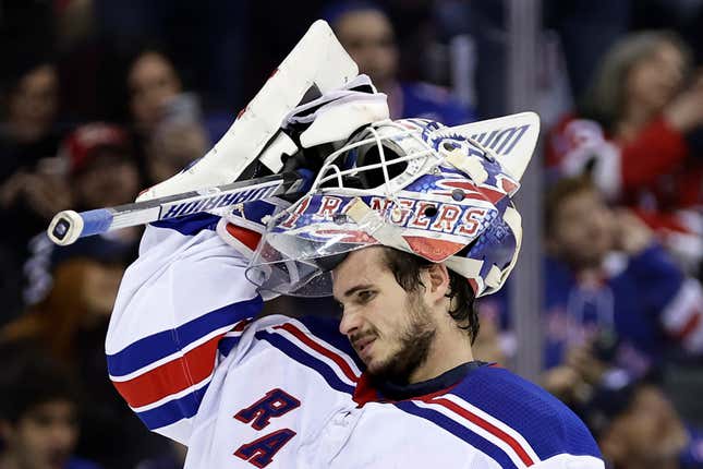 Members of the Rangers said they let Igor Shesterkin down in Game 7