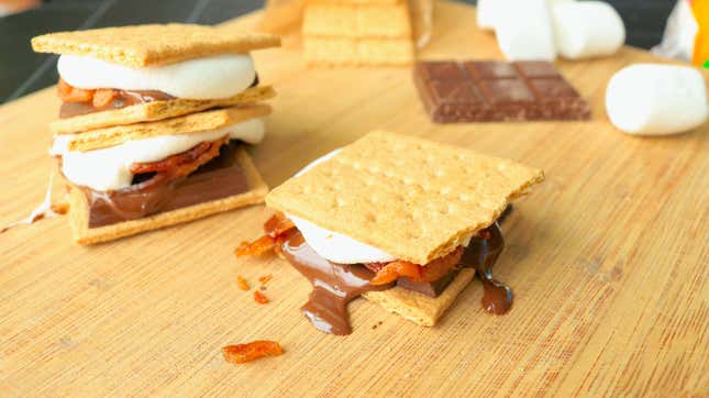 Image for article titled Your S&#39;mores Are Begging for Bacon