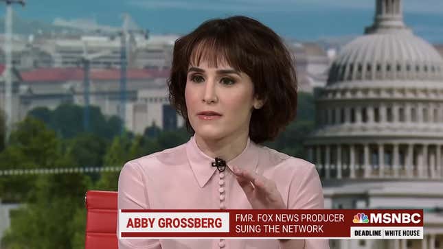 Image for article titled Fox News Pays Abby Grossberg $12 Million Over Sexual Harassment, Misogyny Claims