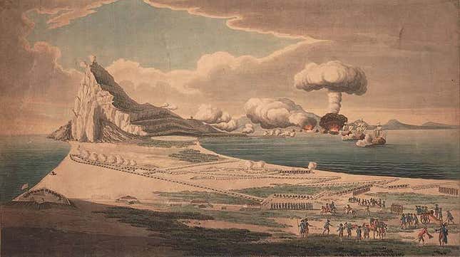 Imagen para el artículo titulado Por qué existen pinturas de nubes en forma de hongo que se remontan a 1700