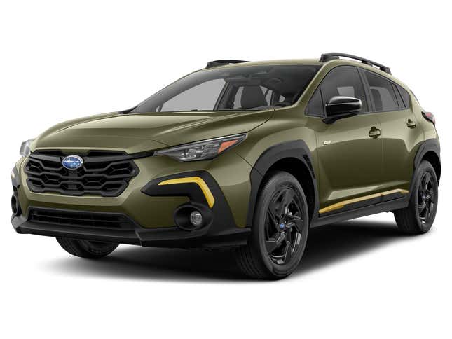 Subaru Crosstrek / Sport CVT 2024. Front 3⁄4, Facing to the Left