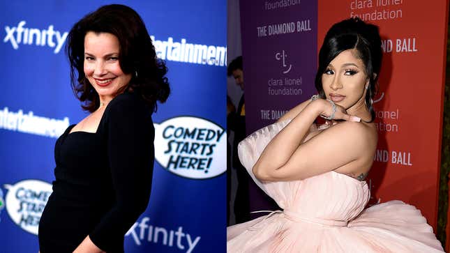 Image for article titled Can Everyone Hold Hands and Pray? Fran Drescher Has Approached Cardi B About Rebooting The Nanny