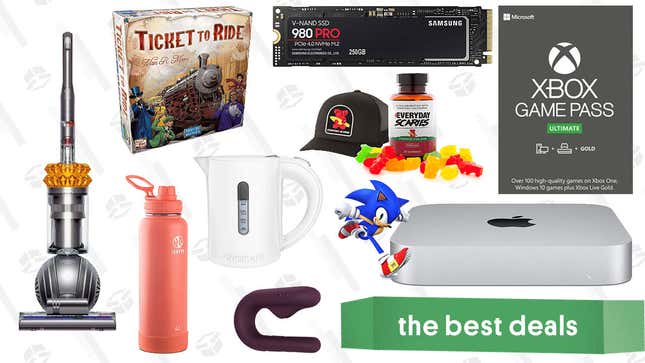 Image for article titled Wednesday&#39;s Best Deals: Samsung 980 PRO SSDs, M1 Mac Mini, Xbox Game Pass Ultimate, Dyson Cinetic Big Ball, Everyday Scaries CBD Gummies + Hat, and More