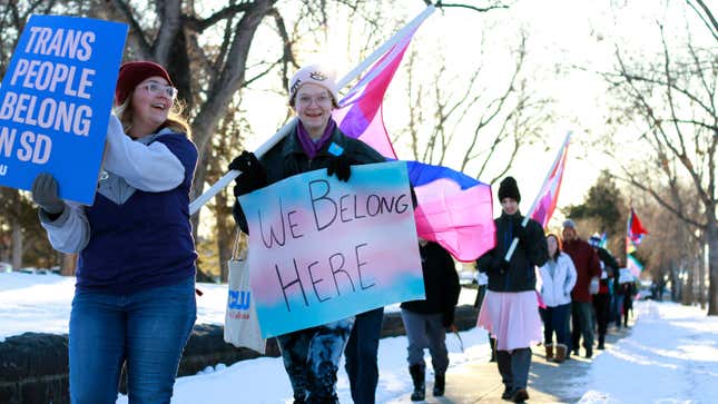 Image for article titled Deranged South Dakota Bill Targeting Trans Teens Has Been Defeated
