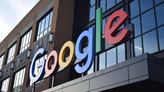 Photo of a Google office building