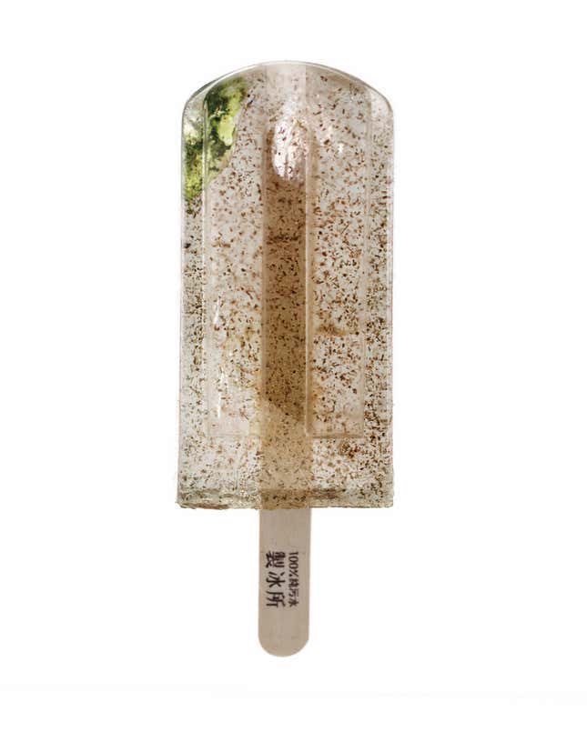 Image for article titled These gross, weirdly beautiful “pollution popsicles” are made from 100% pure sewage