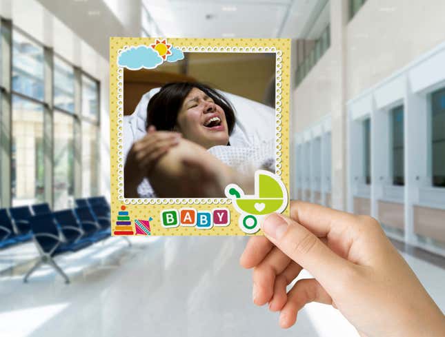 Image for article titled New Mother Stops At Kiosk Outside Maternity Ward To Buy $25 Photo Of Birth