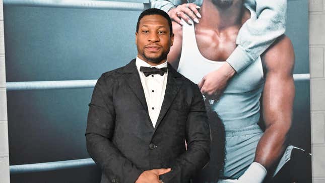 Jonathan Majors at the premiere of “Creed III” held at TCL Chinese Theater on February 27, 2023 in Los Angeles, California.
