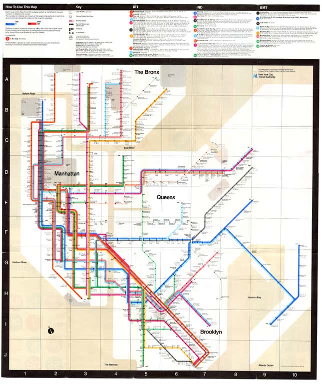 Image for article titled Send a card to the man who put Helvetica on your subway map
