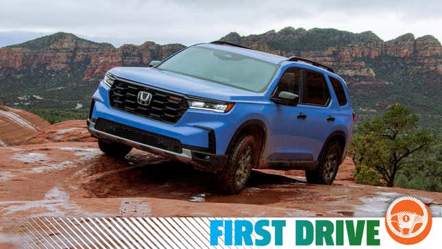 Image for article titled The 2023 Honda Pilot TrailSport Is a Family SUV For Light Off-Roading
