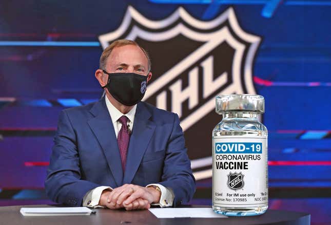 Reports are trickling out that the NHL plans to jump the line and privately purchase vaccines for its players and personnel.