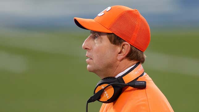 Is there anyone in college football who says and does as many dumb things as Dabo Swinney?
