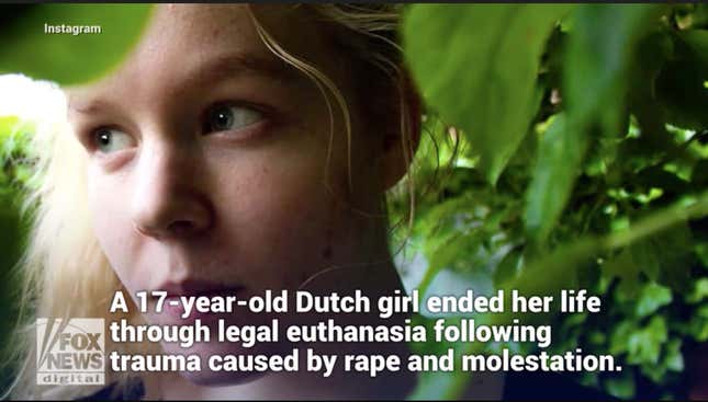 Image for article titled Dozens of English-Language News Sites Are Misreporting That a 17-Year-Old Dutch Rape Survivor Died by Euthanasia