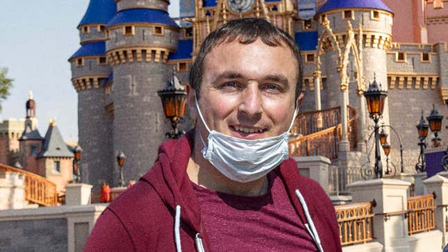 Image for article titled Knowledge That It Could Kill Him Actually Making Man Appreciate Day At Disney World A Lot More