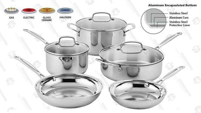 Cuisinart Classic 8-Piece Cookware Set | $64 | Amazon