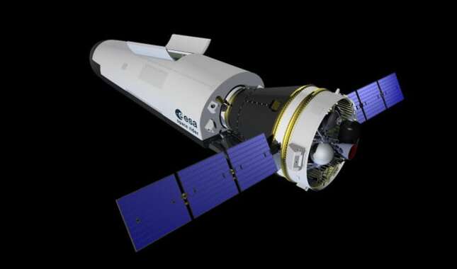 Imagen para el artículo titulado La ESA cierra el contrato del Space Rider, un dron espacial autónomo para poner satélites en órbita
