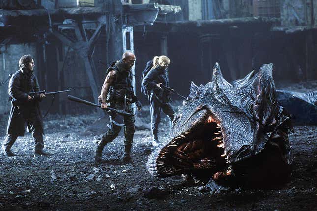 A quite dead dragon.