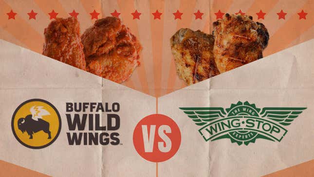 Image for article titled Buffalo Wild Wings vs. Wingstop: A chicken fight for wing supremacy