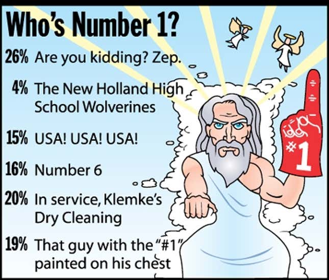 Image for article titled Who&#39;s Number 1?