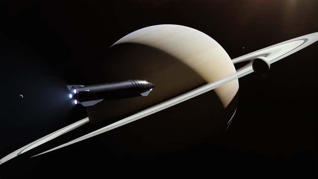 Imagen para el artículo titulado Todo lo que anunció Elon Musk en la presentación de la nave Starship