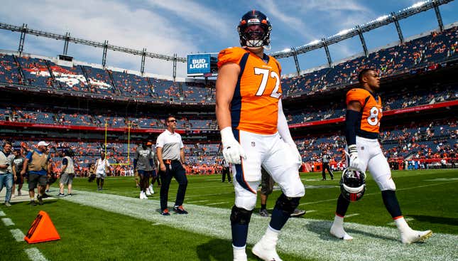 Denver Broncos LT Garett Bolles Drops Expletive in Response to 50