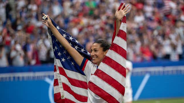 Image for article titled USWNT Press Officer On Christen Press&#39;s Barstool Sports Partnership: &quot;Something Seems Amiss!&quot;
