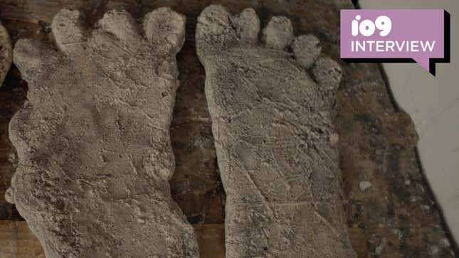 Casts of Bigfoot’s big feet.