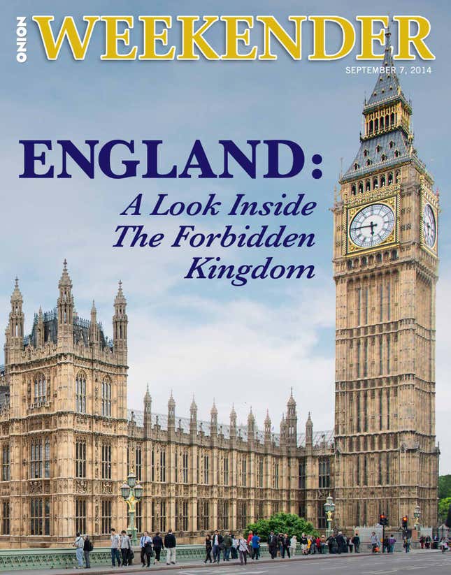 Image for article titled England: A Look Inside The Forbidden Kingdom