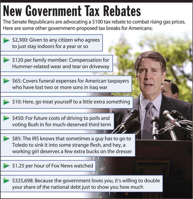 Image for article titled New Government Tax Rebates